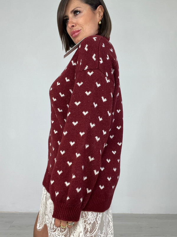 Abito Cuori Di Pizzo