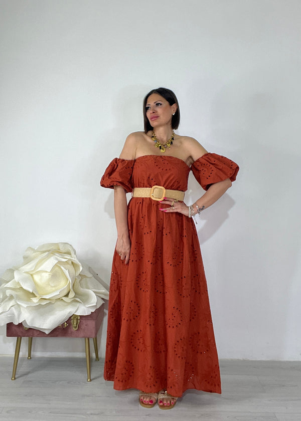 Maxi dress Sangallo