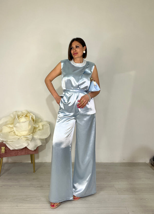 Coordinato Seta Perla Chic