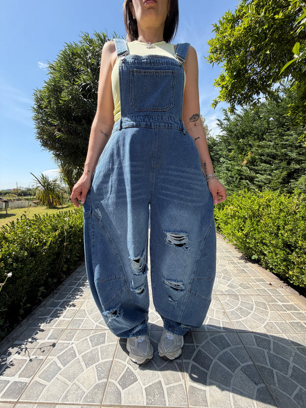 Salopette wild denim