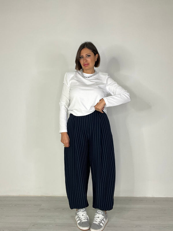 Pantalone a Righe Balloon