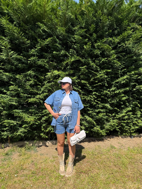 Co-ord denim estivo