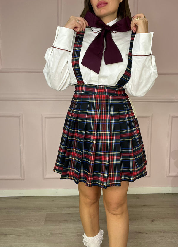 Salopette Tartan Nero