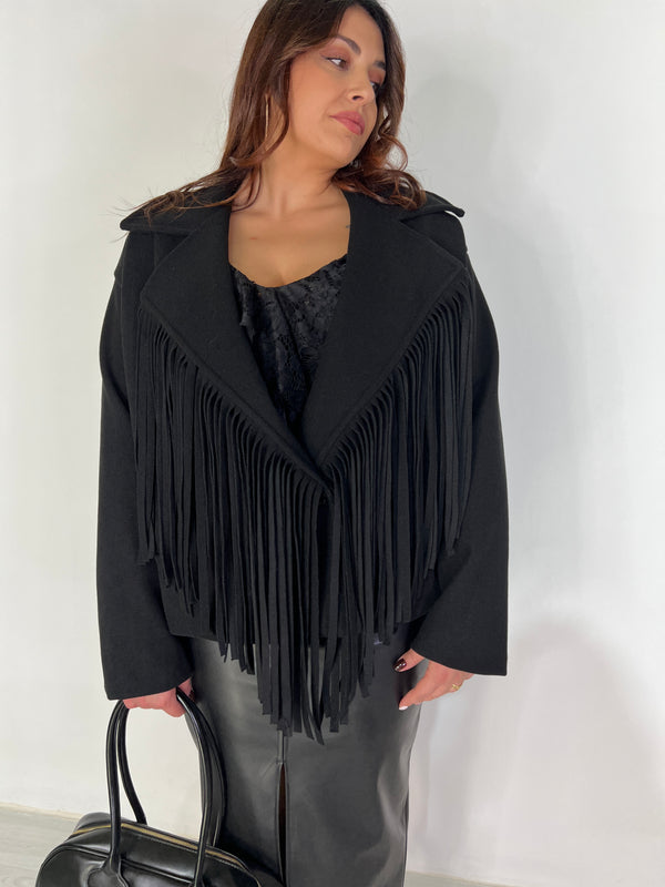 Giacca frange Curvy