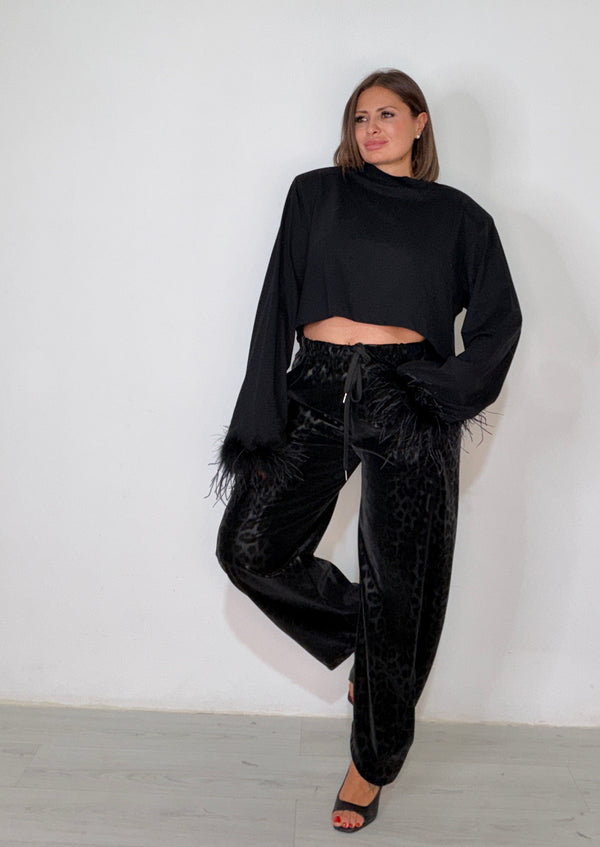 Pantalone Dark Leopard