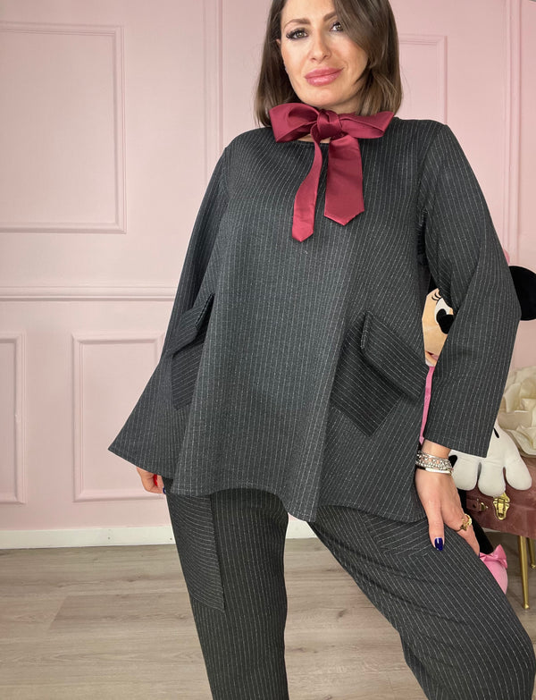 Cravatta Spigata bordeaux