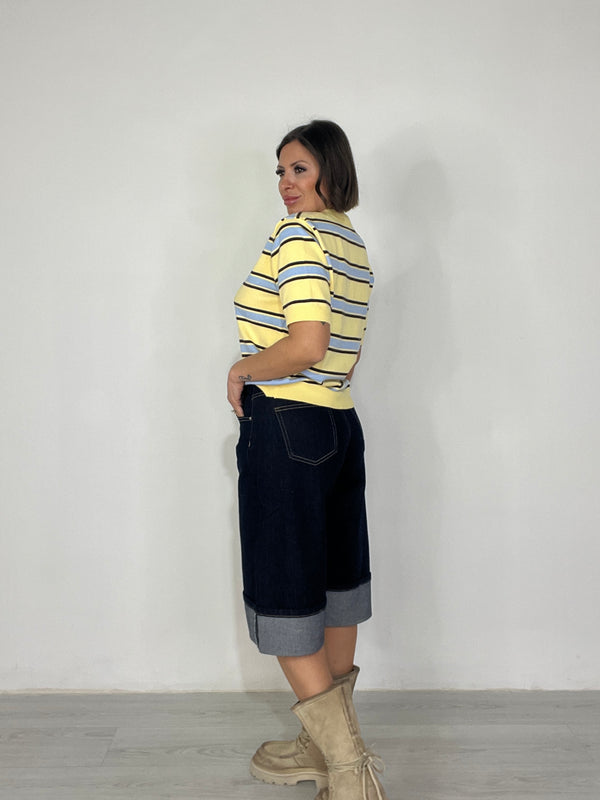 Bermuda Breeze Con Risvolto