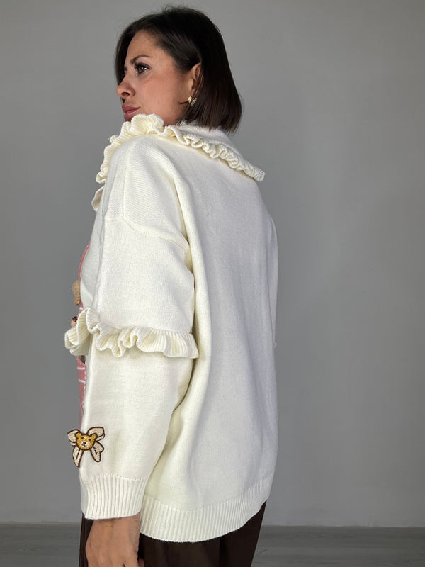 Pullover Teddy Salopette