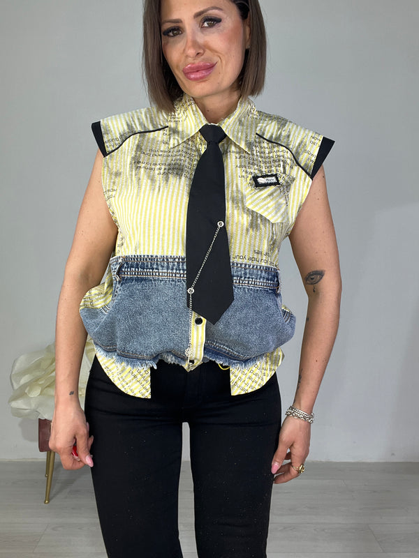 Camicia Tie Print