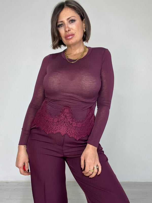 Sotto giacca Macramè