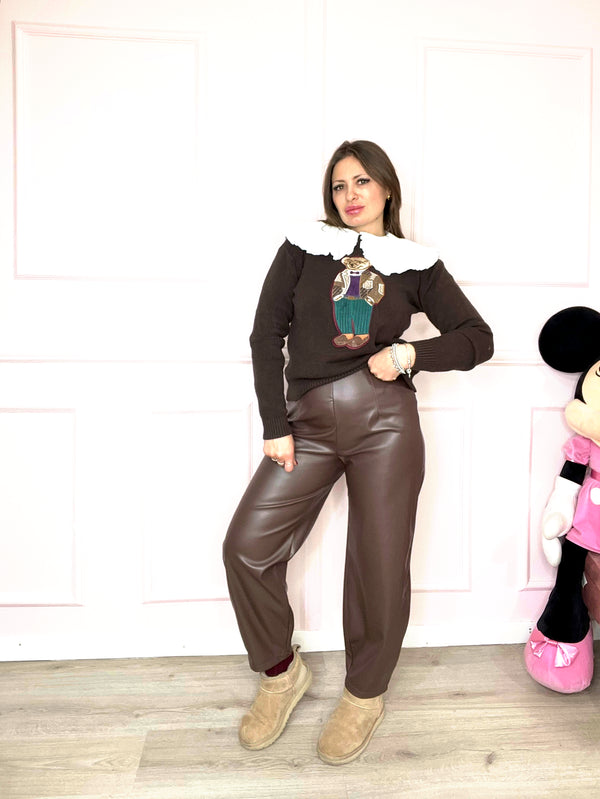 Pantalone Ecopelle Marzia