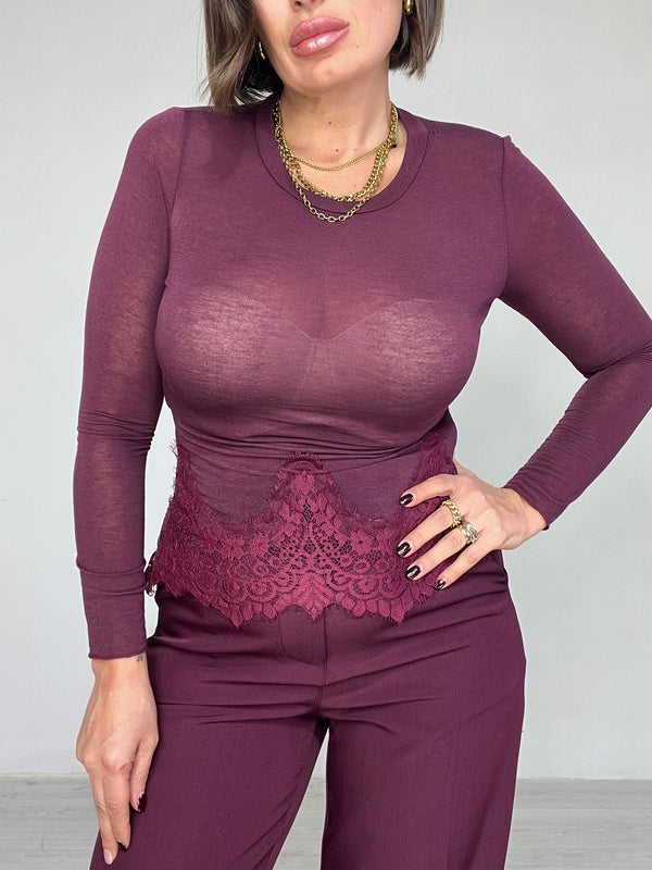 Sotto giacca Macramè