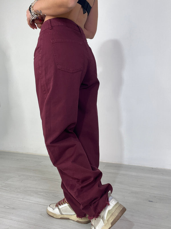 Jeans Bordeaux Fit