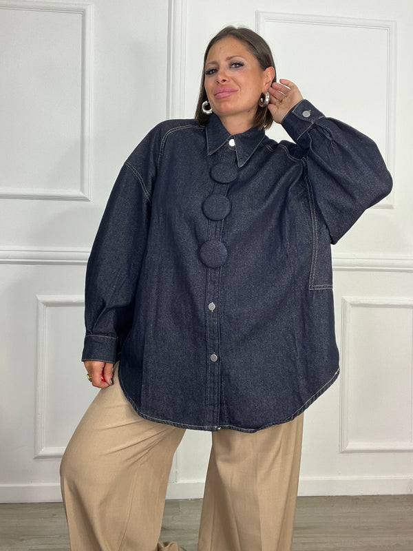 Camicione Botton Blue