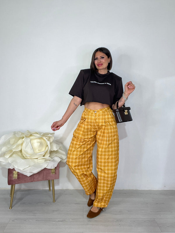 Pantalone Quadri Just