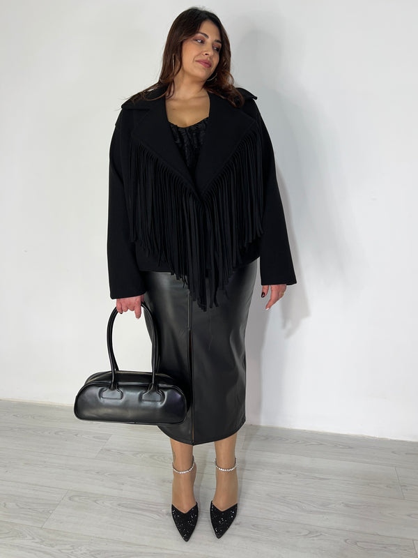Giacca frange Curvy