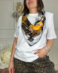 T shirt Con Foulard