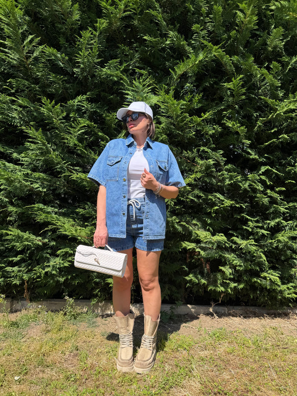 Co-ord denim estivo