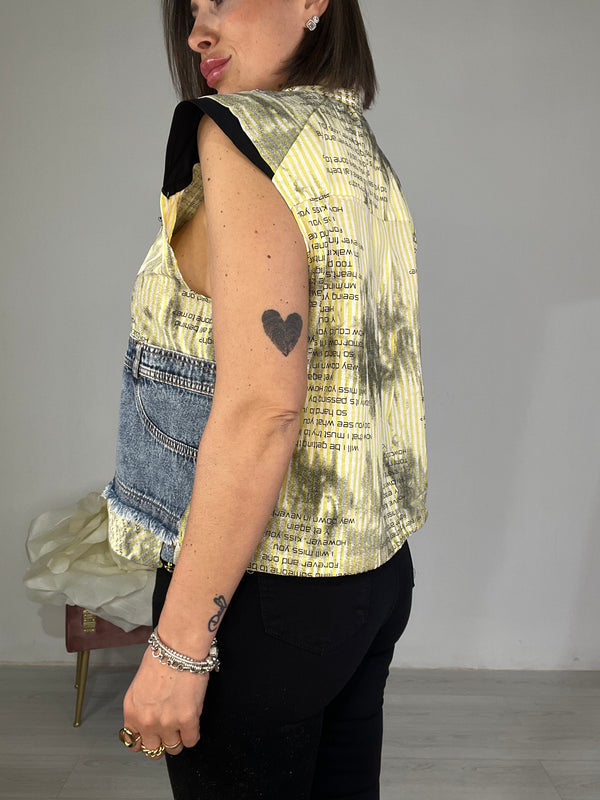 Camicia Tie Print