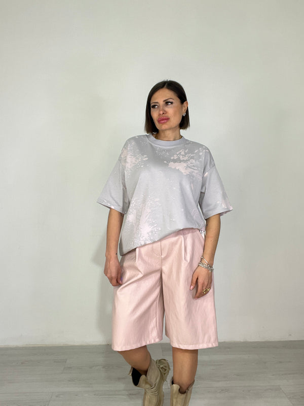 Bermuda Eco-pelle Fashion