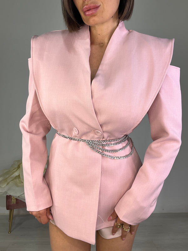 Blazer cut-out shoulders