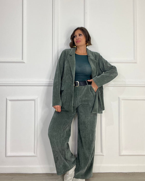 Tailleur in Velluto Raffinata Armonia