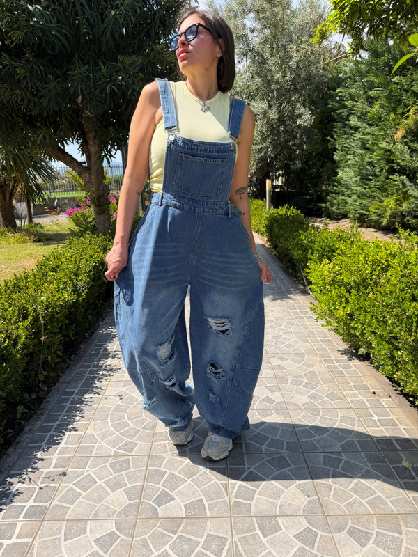 Salopette wild denim
