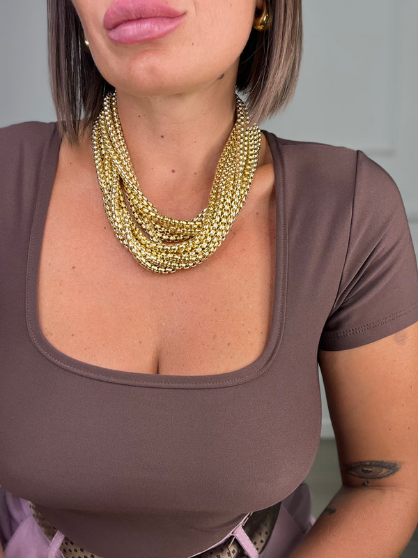 Collana multi fili