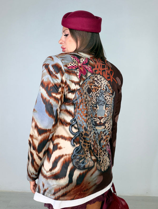 Giacca Animalier Pop