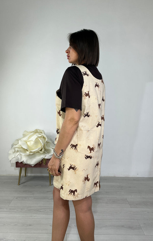 Salopette dress equestre