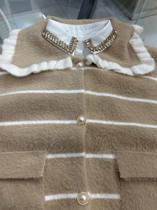 Collo camicia gioiello