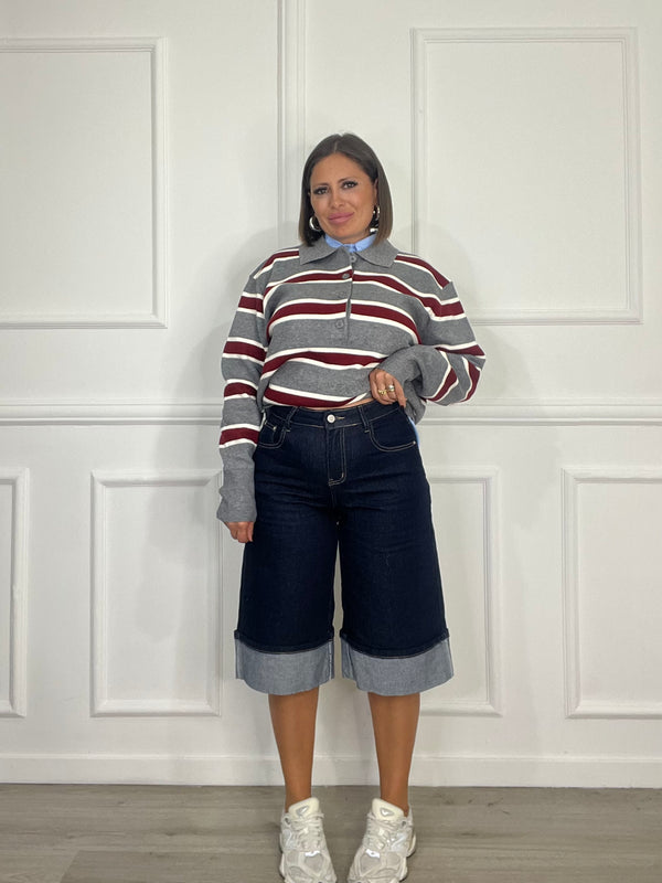 Bermuda Breeze Con Risvolto