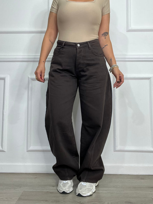 Jeans Ballon Brown