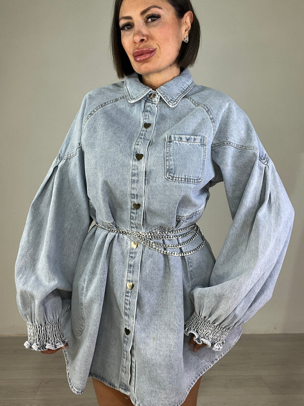 Abito Denim Heart