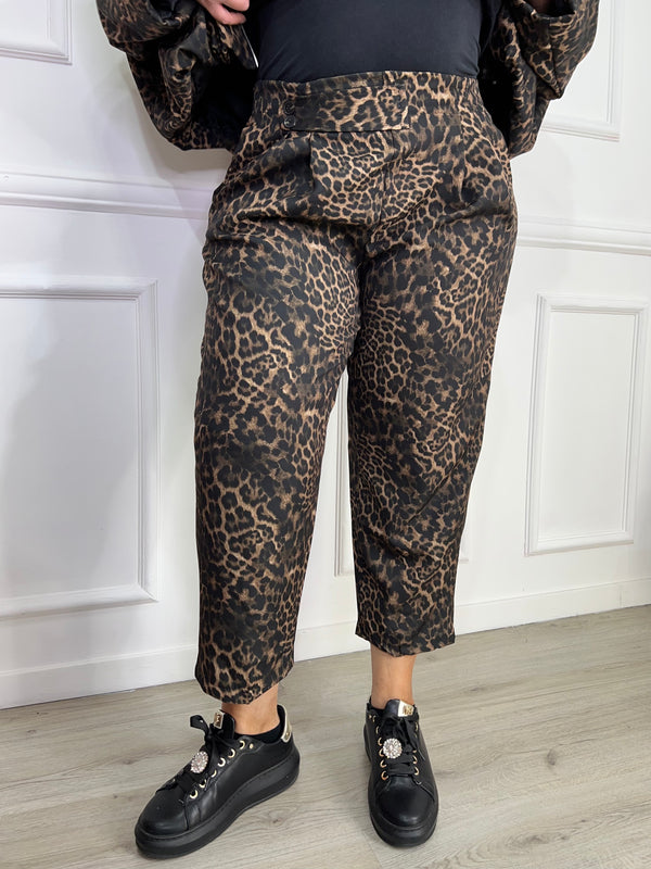 Pantalone Curvy Animalier