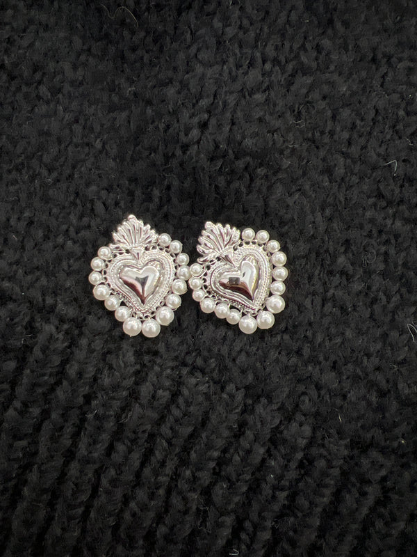 Orecchini Cuore Sacro