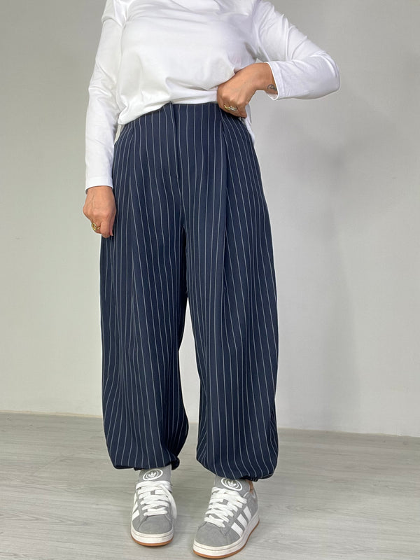 Pantalone a Righe Balloon