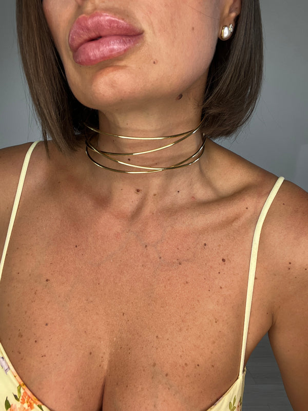 Choker Golden Twist