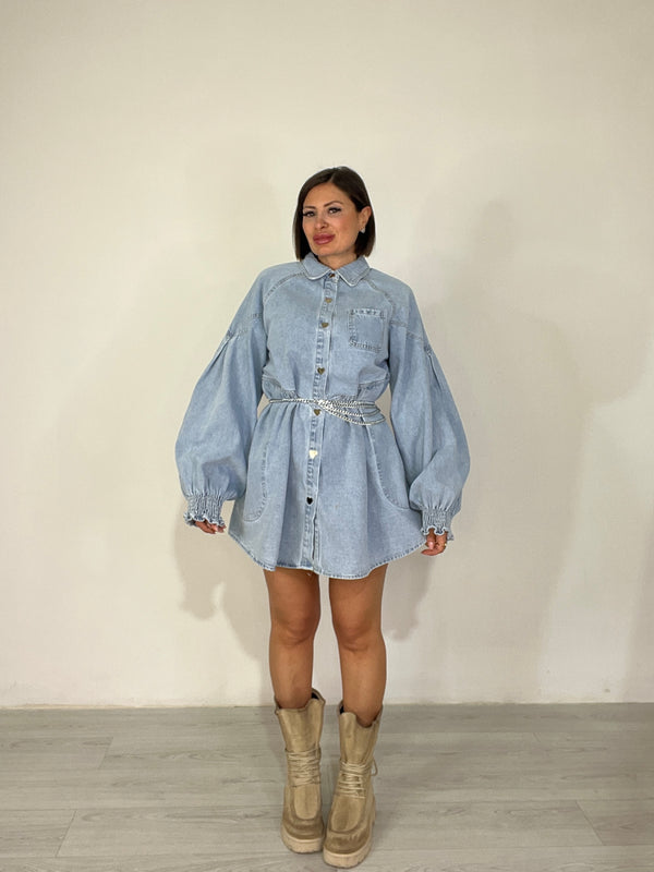 Abito Denim Heart