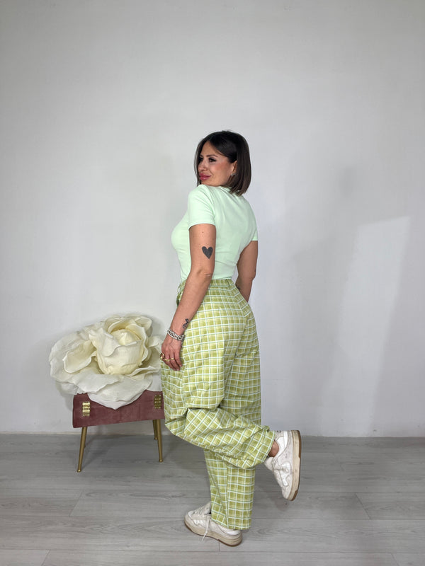 Pantalone Quadri Just