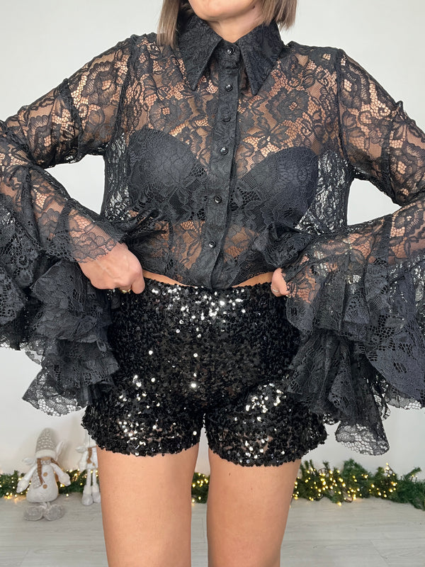 Pantaloncini paillettes