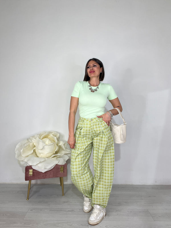 Pantalone Quadri Just