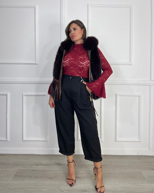 Gilet in Ecopelliccia Twist Fur