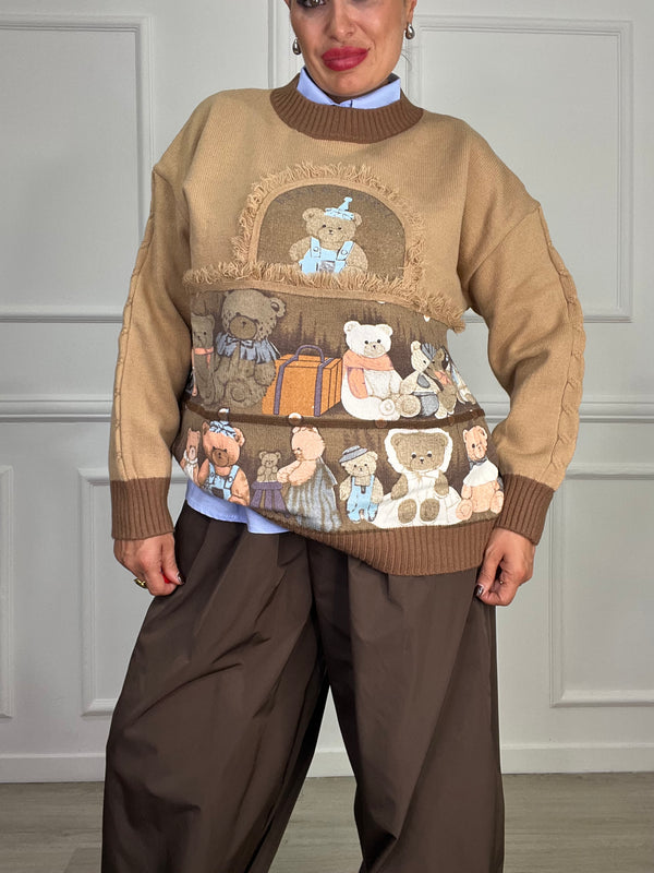 Maglioncino Bear Family