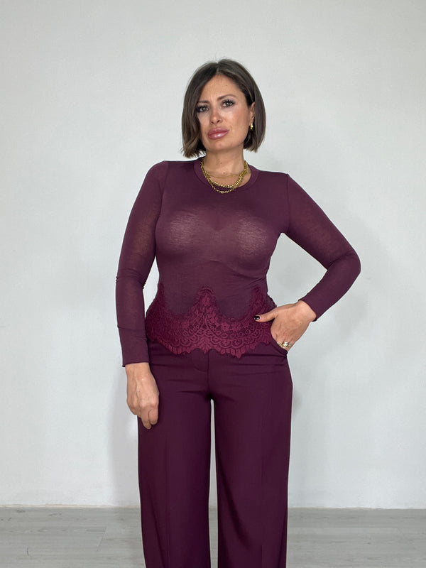 Sotto giacca Macramè