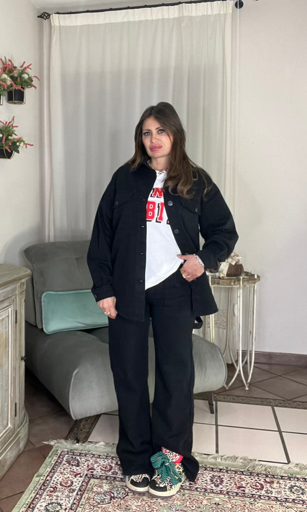 Coordinato Black Denim Kate