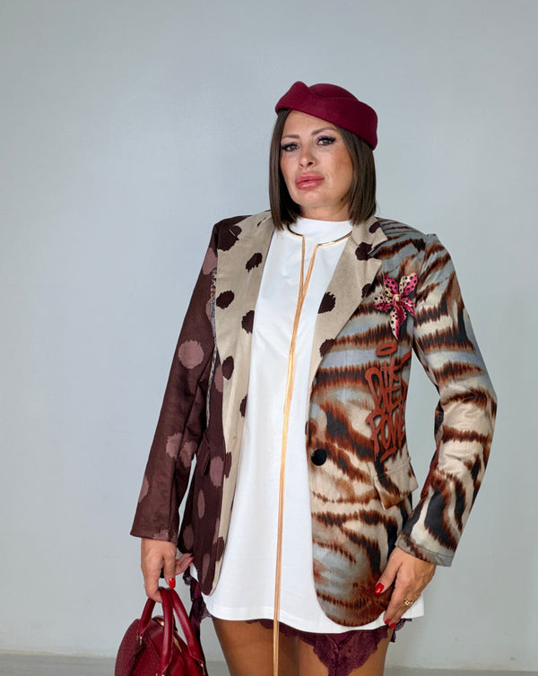 Giacca Animalier Pop