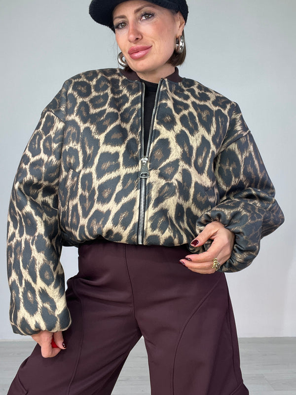 Bomber Leopard by Lumina