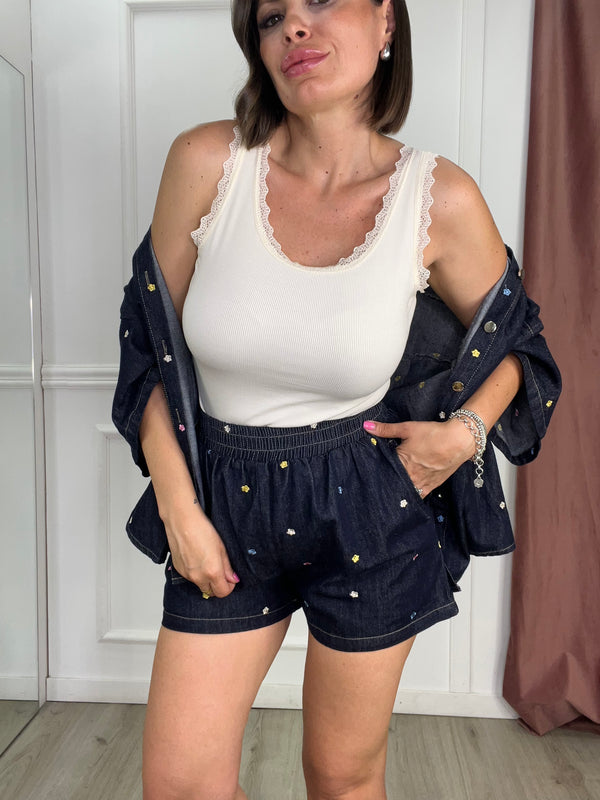 Canotta Costine Pizzo