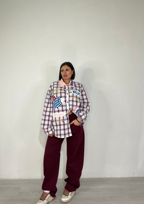 Jeans Bordeaux Fit